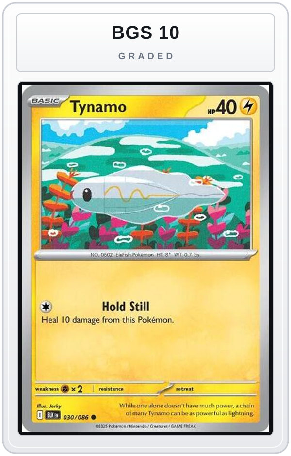 Graded - Tynamo — BGS 10 graded overlay