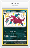 Graded - Galarian Linoone — BGS 10 graded overlay