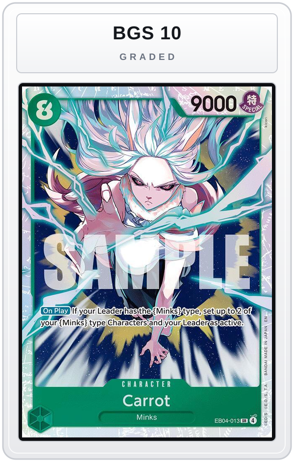 Graded - Carrot — BGS 10 graded overlay