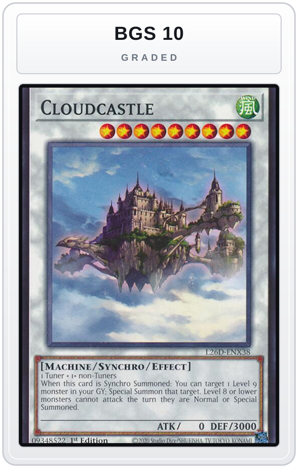 Graded - Cloudcastle — BGS 10 graded overlay
