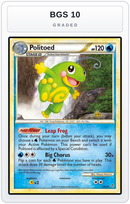 Graded - Politoed — BGS 10 graded overlay