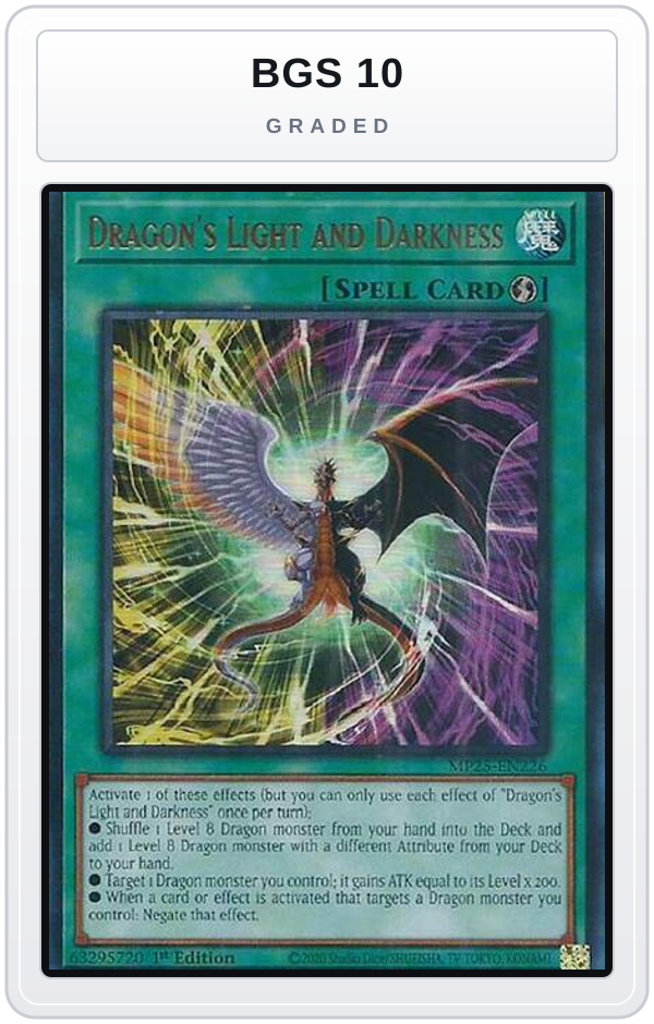 Graded - Dragon's Light and Darkness — BGS 10 graded overlay
