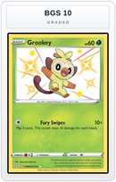 Graded - Grookey — BGS 10 graded overlay