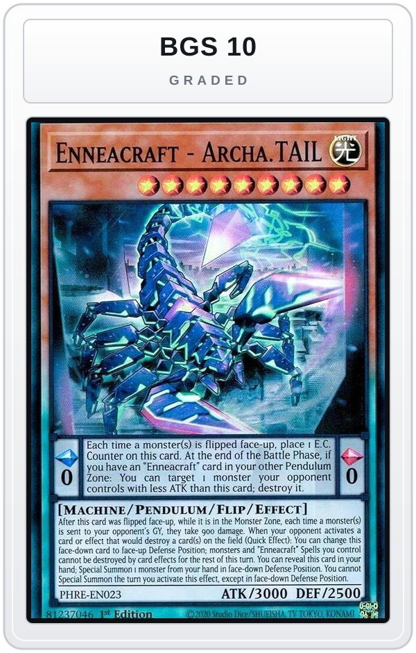 Graded - Enneacraft - Archa.TAIL — BGS 10 graded overlay