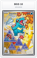 Graded - Totodile - 048 — BGS 10 graded overlay