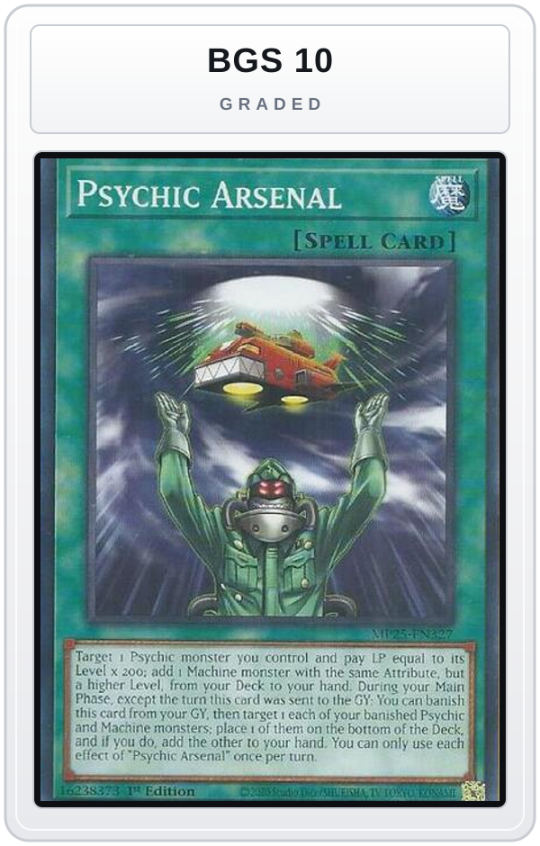 Graded - Psychic Arsenal — BGS 10 graded overlay