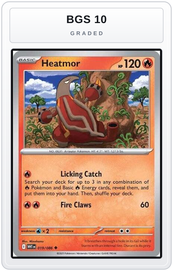 Graded - Heatmor — BGS 10 graded overlay