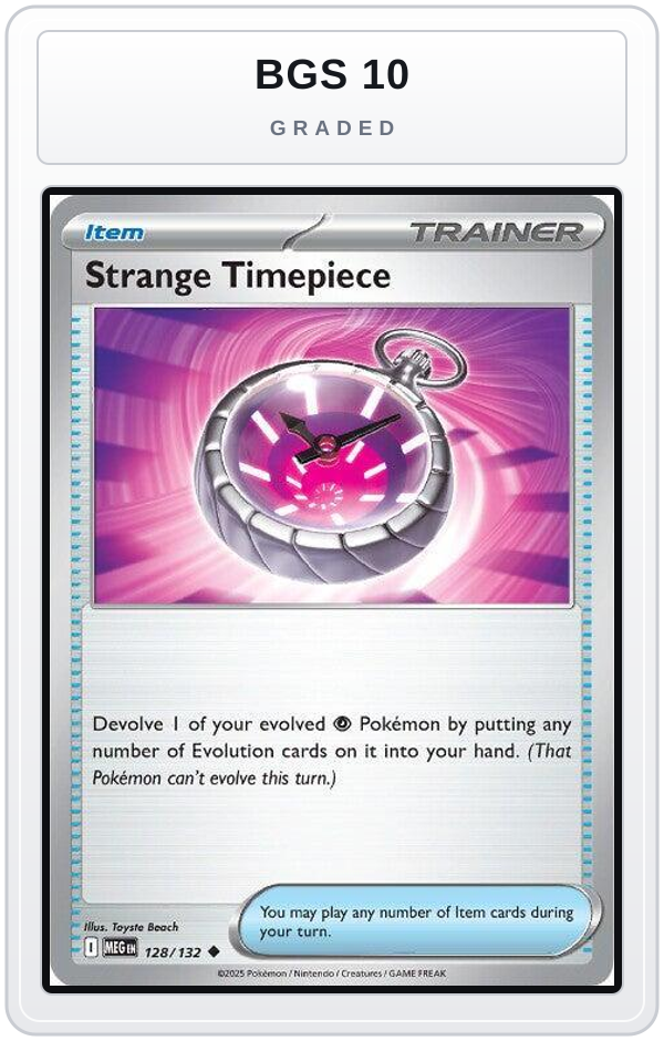 Graded - Strange Timepiece — BGS 10 graded overlay