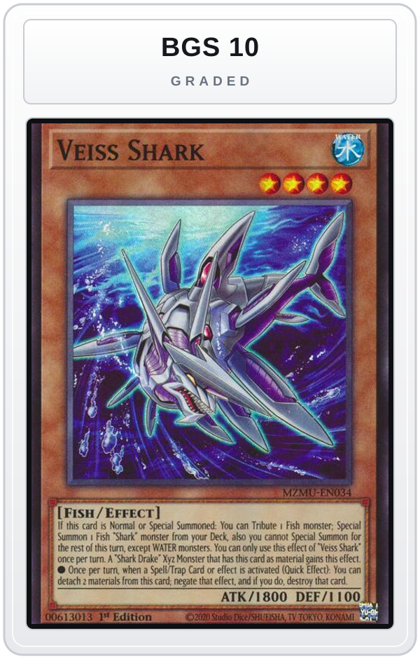 Graded - Veiss Shark — BGS 10 graded overlay