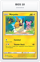 Graded - Morpeko (036) — BGS 10 graded overlay
