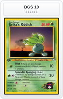 Graded - Erika's Oddish (78) — BGS 10 graded overlay