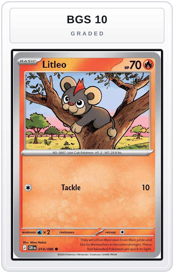 Graded - Litleo — BGS 10 graded overlay