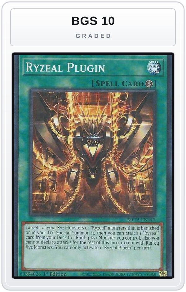 Graded - Ryzeal Plugin — BGS 10 graded overlay