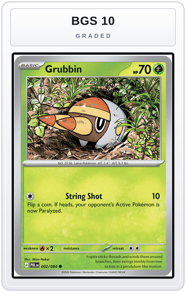 Graded - Grubbin — BGS 10 graded overlay