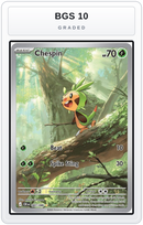Graded - Chespin - 087/086 — BGS 10 graded overlay