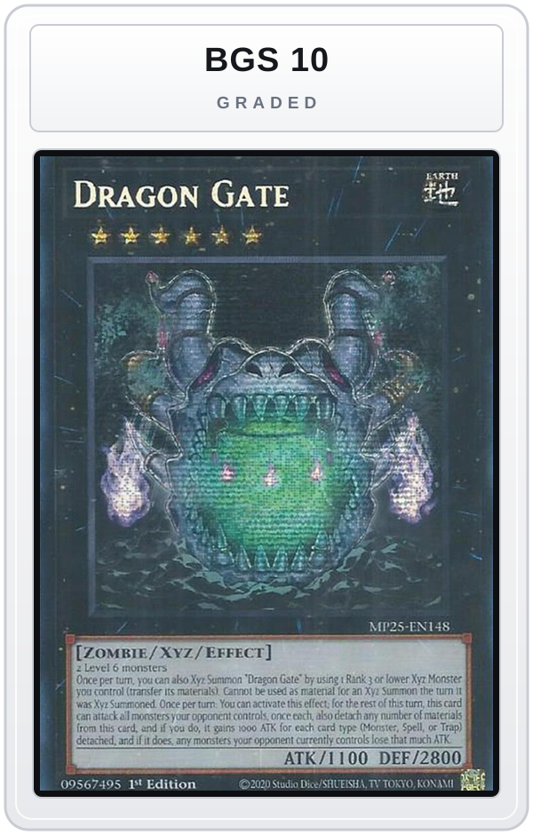 Graded - Dragon Gate — BGS 10 graded overlay