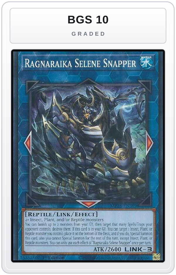 Graded - Ragnaraika Selene Snapper — BGS 10 graded overlay