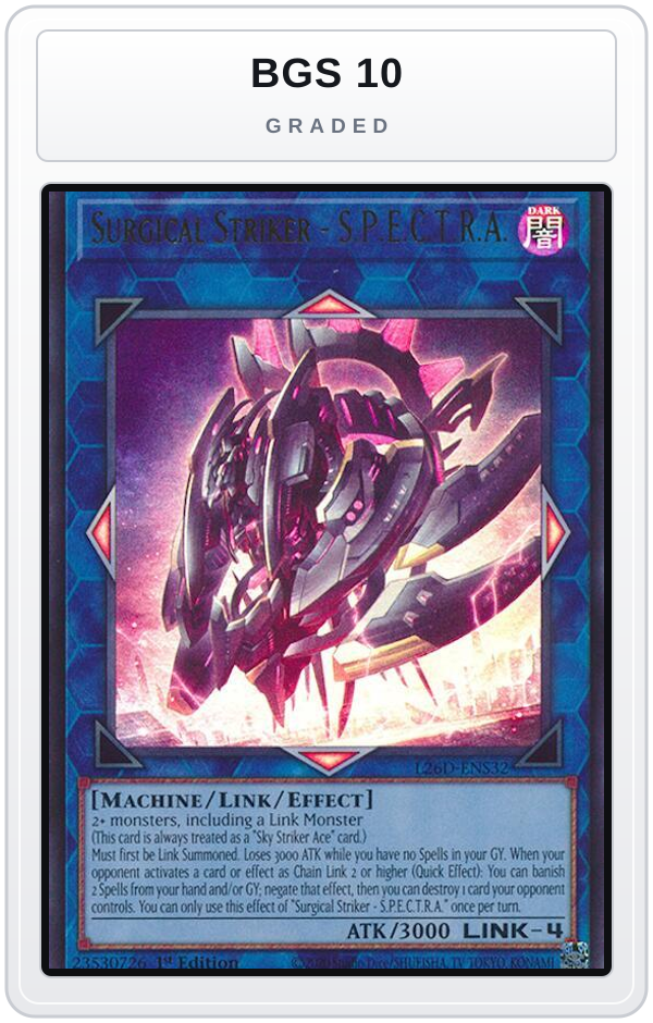 Graded - Surgical Striker - S.P.E.C.T.R.A. — BGS 10 graded overlay