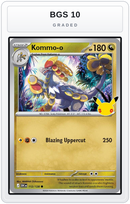 Graded - Kommo-o — BGS 10 graded overlay