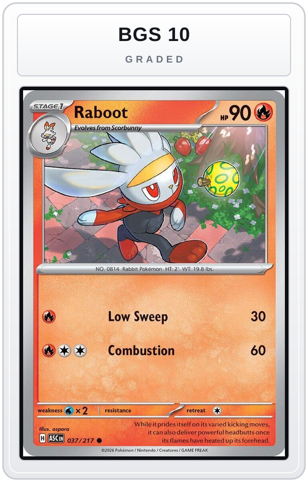 Graded - Raboot — BGS 10 graded overlay