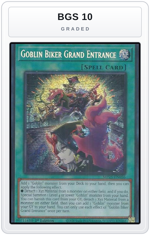 Graded - Goblin Biker Grand Entrance — BGS 10 graded overlay