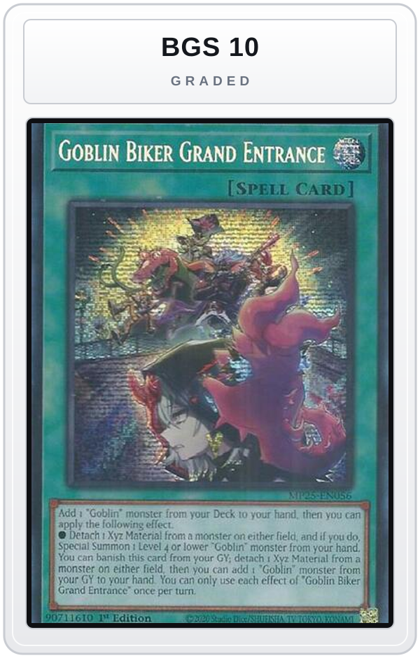 Graded - Goblin Biker Grand Entrance — BGS 10 graded overlay