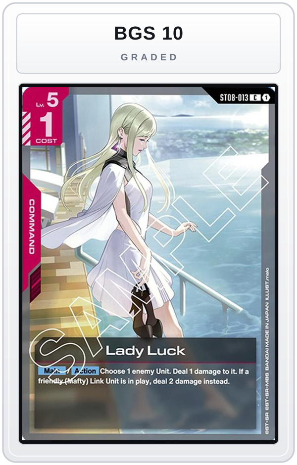 Graded - Lady Luck — BGS 10 graded overlay