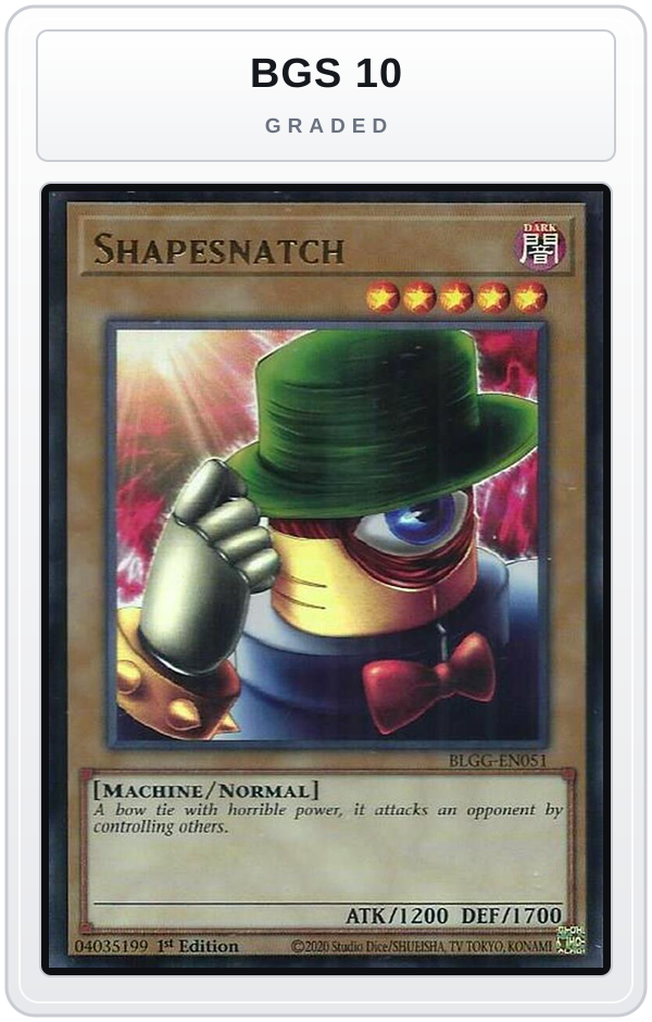 Graded - Shapesnatch — BGS 10 graded overlay