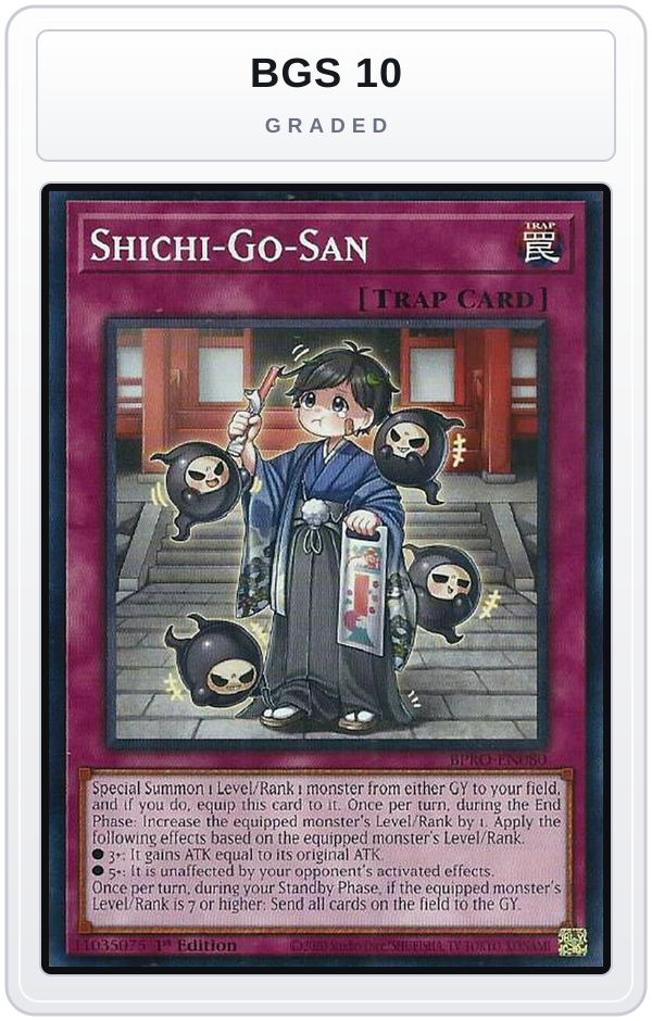 Graded - Shichi-Go-San — BGS 10 graded overlay