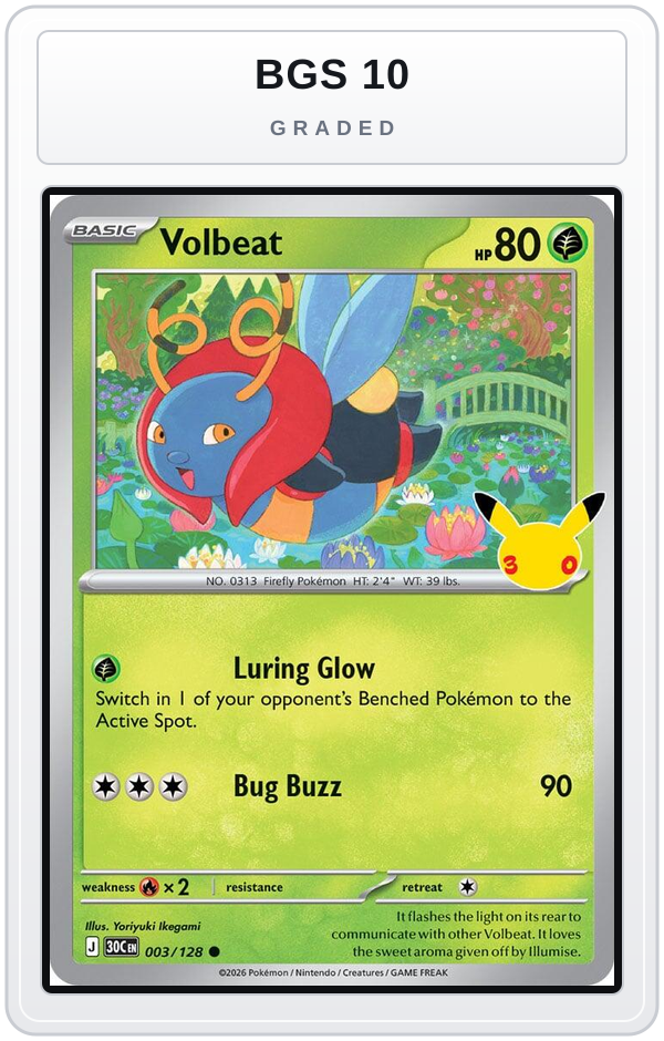 Graded - Volbeat — BGS 10 graded overlay