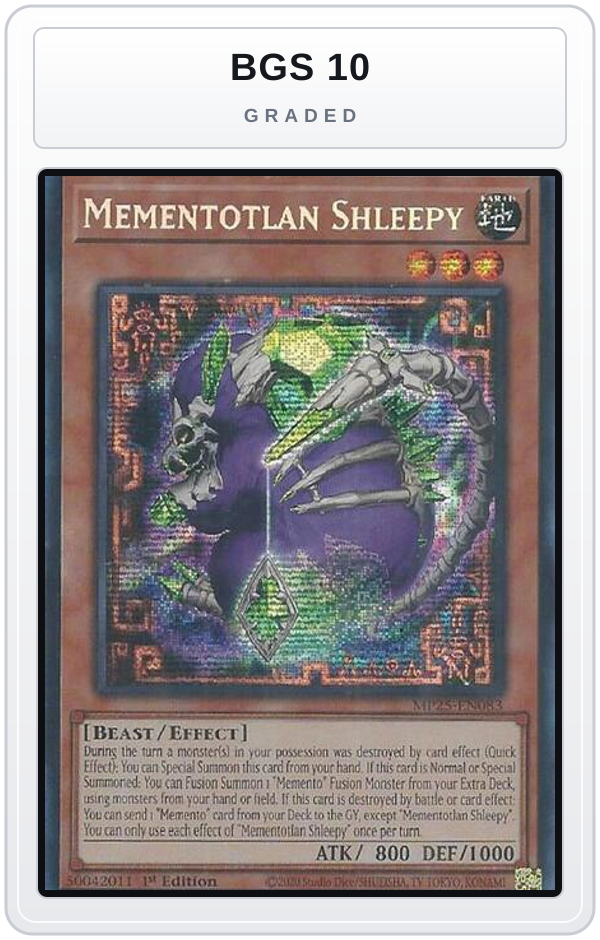 Graded - Mementotlan Shleepy — BGS 10 graded overlay
