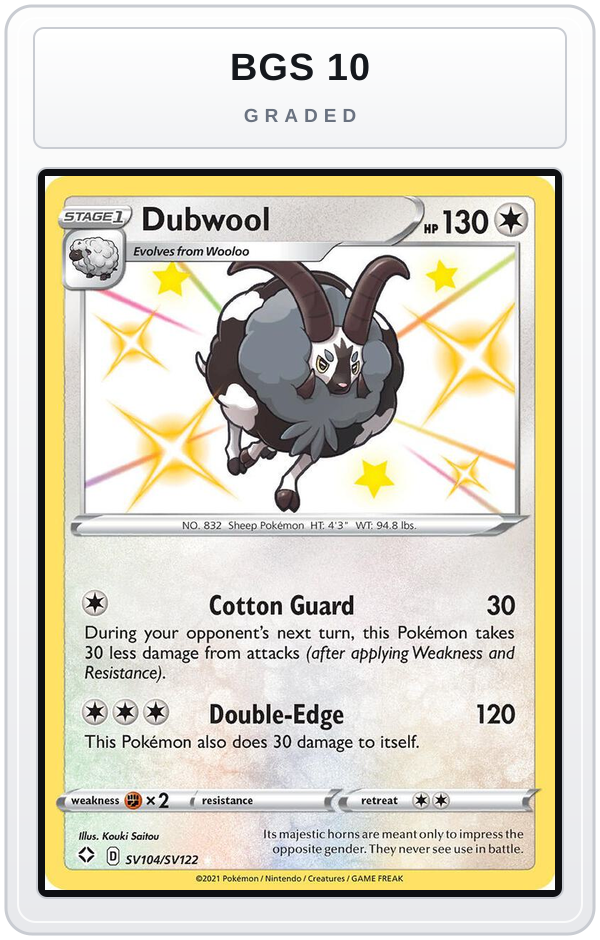Graded - Dubwool — BGS 10 graded overlay