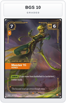 Graded - Master Yi - Honed — BGS 10 graded overlay