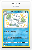 Graded - Galarian Darmanitan — BGS 10 graded overlay
