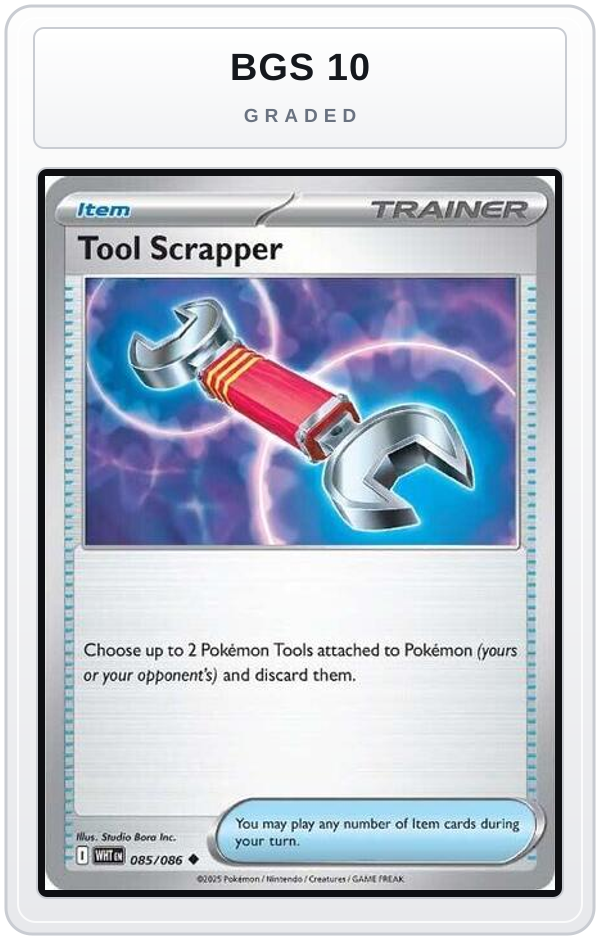Graded - Tool Scrapper — BGS 10 graded overlay