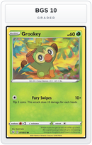 Graded - Grookey — BGS 10 graded overlay