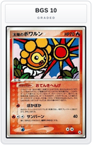 Graded - Sunny Castform — BGS 10 graded overlay