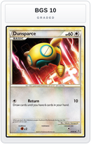 Graded - Dunsparce — BGS 10 graded overlay