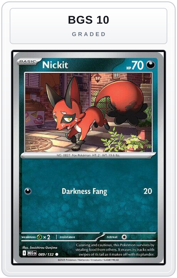 Graded - Nickit — BGS 10 graded overlay
