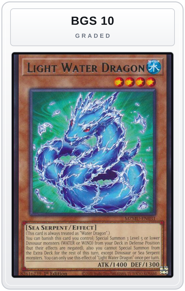 Graded - Light Water Dragon — BGS 10 graded overlay