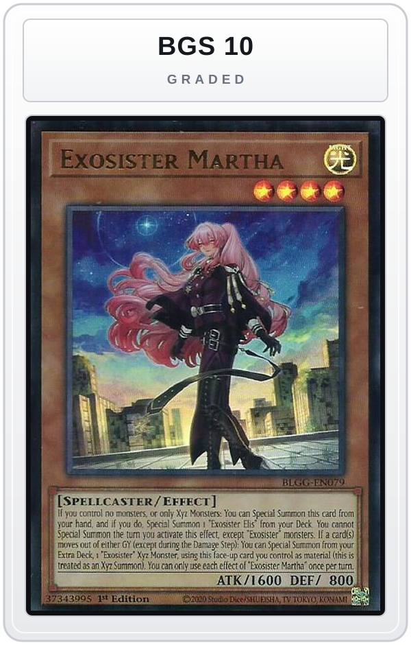 Graded - Exosister Martha — BGS 10 graded overlay