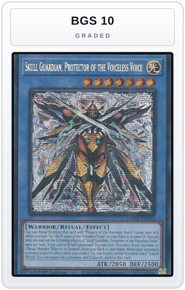 Graded - Skull Guardian, Protector of the Voiceless Voice — BGS 10 graded overlay