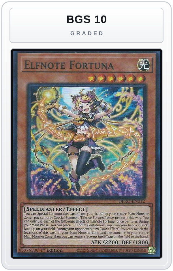 Graded - Elfnote Fortuna — BGS 10 graded overlay