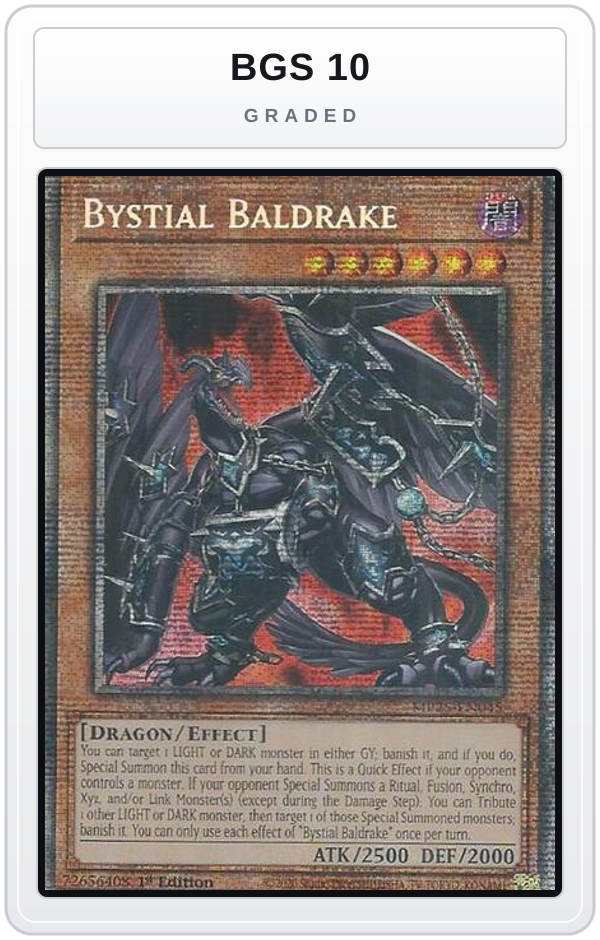 Graded - Bystial Baldrake — BGS 10 graded overlay