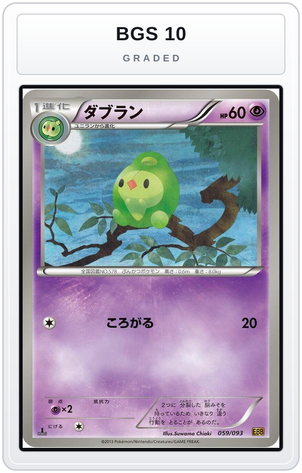 Graded - Duosion — BGS 10 graded overlay
