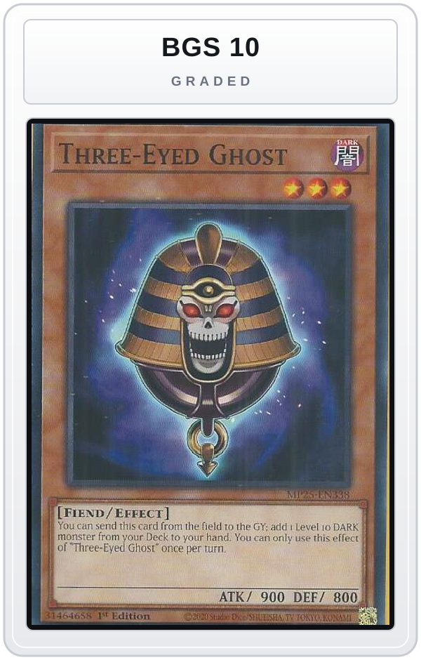 Graded - Three-Eyed Ghost — BGS 10 graded overlay