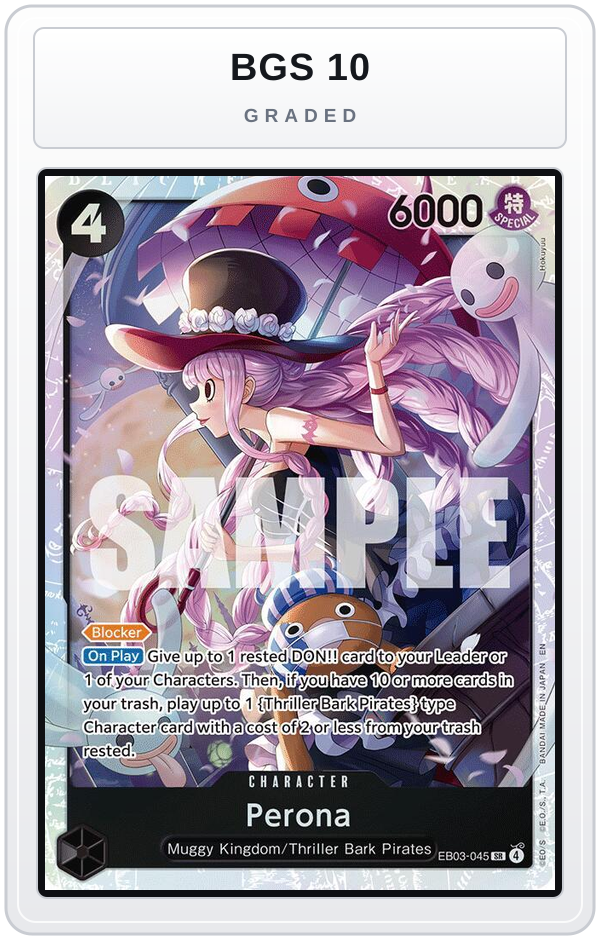 Graded - Perona (045) — BGS 10 graded overlay