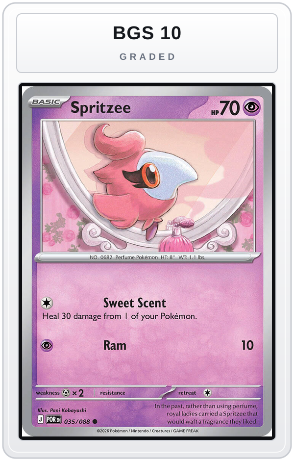 Graded - Spritzee — BGS 10 graded overlay