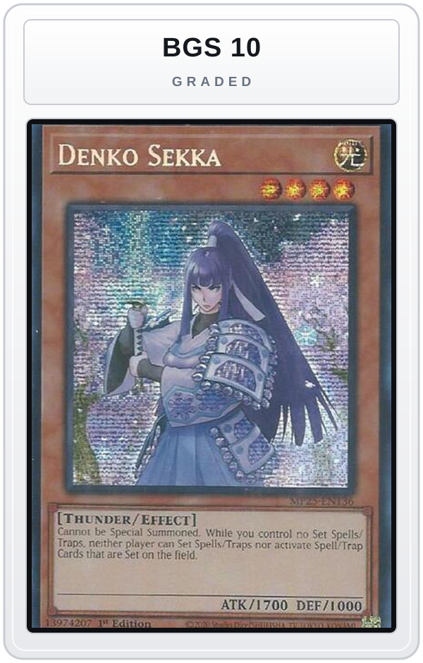 Graded - Denko Sekka — BGS 10 graded overlay