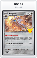 Graded - Solgaleo — BGS 10 graded overlay